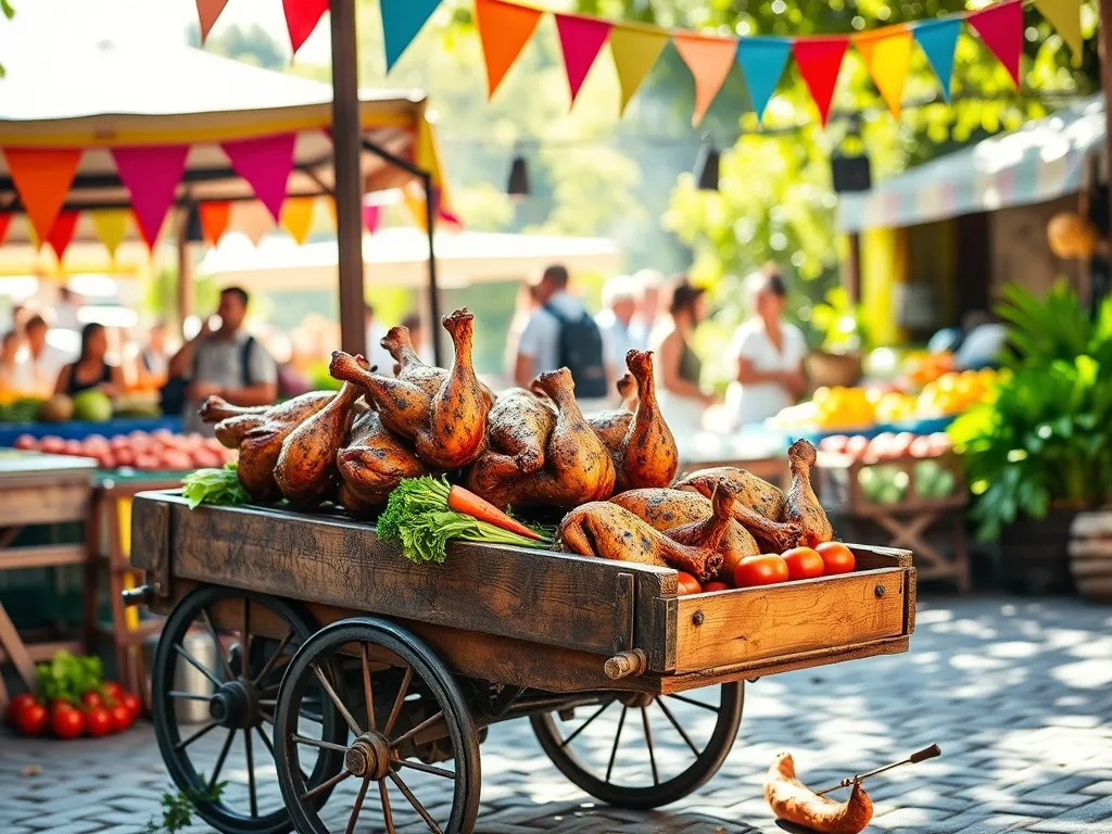 Budka z kurczakami: zyski i opłacalność inwestycji w rożna