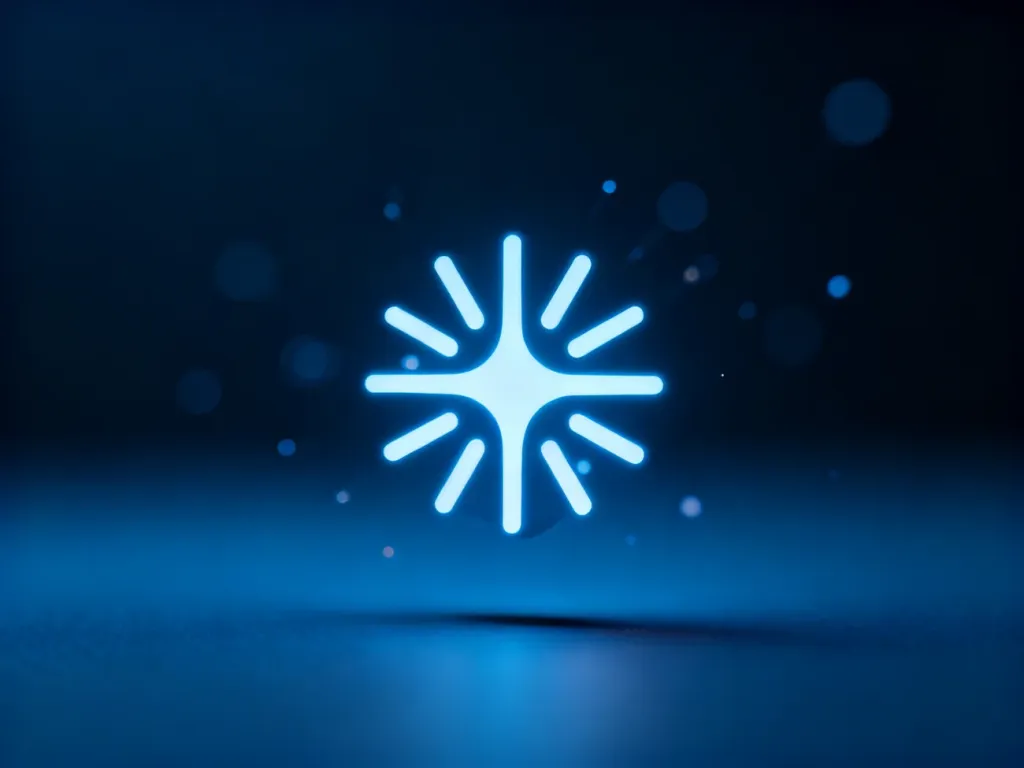 Cyfrowa ikona iskry symbolizująca błyskawiczne rozprzestrzenianie się treści w internecie.